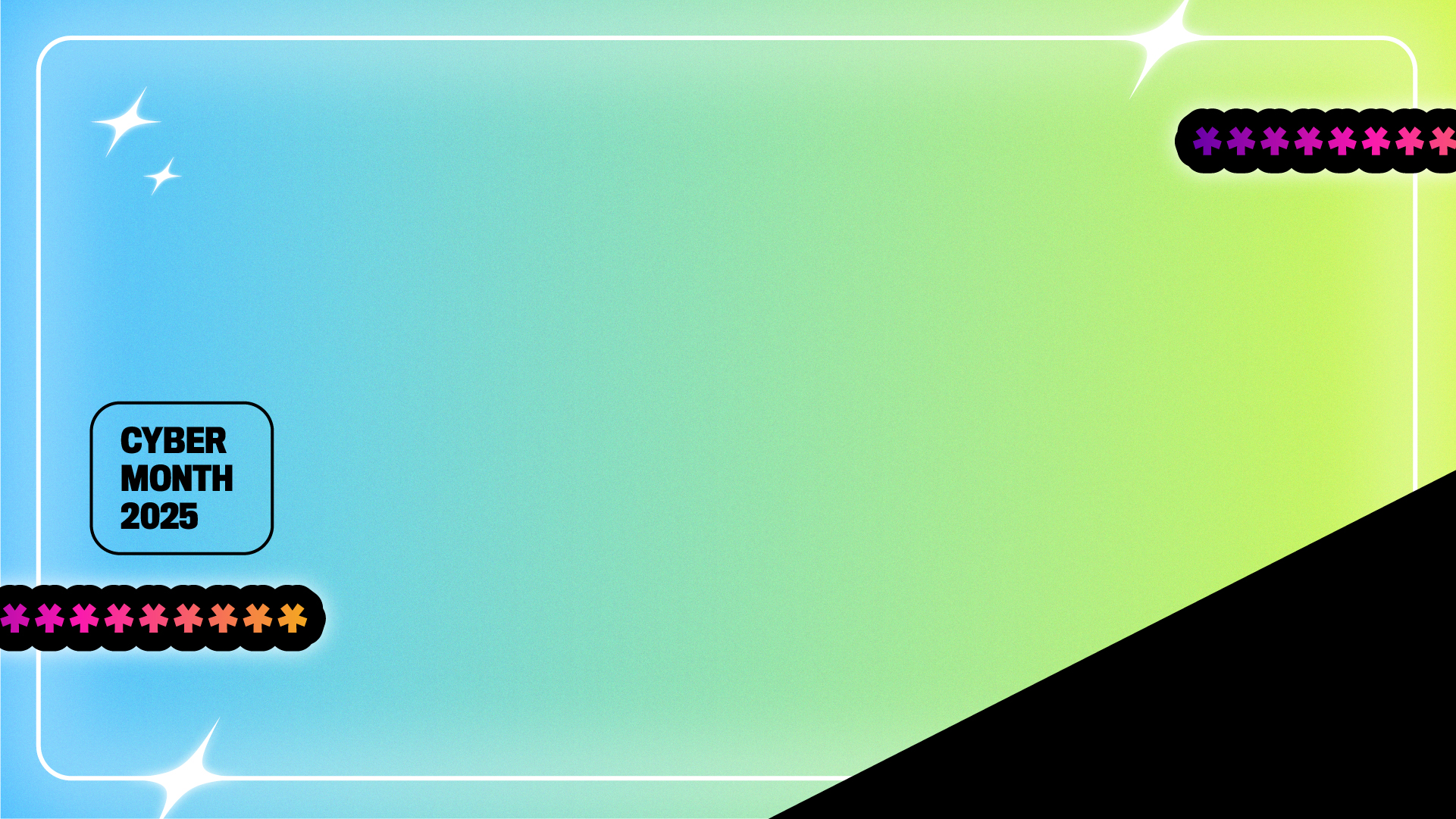 Cyber month virtual meeting background